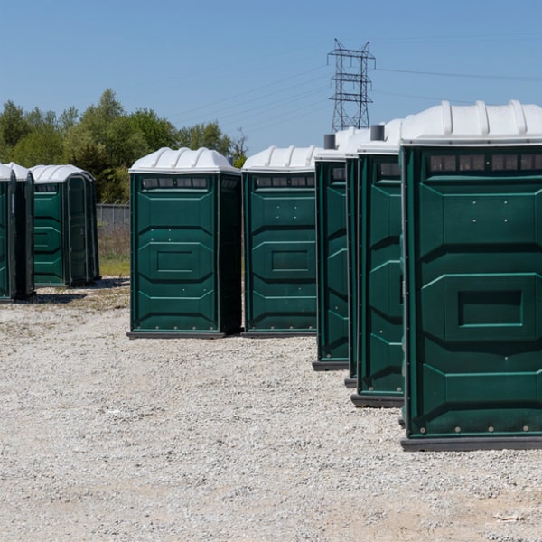 are there any restrictions on where the event restrooms can be placed at the event